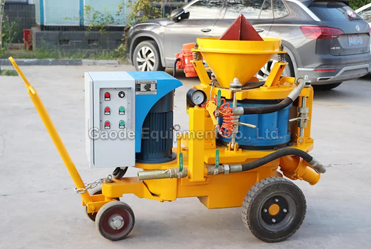 GAODETEC GZ-9ER High-Performance Refractory Gunning Machine For Dry-mix Shotcrete